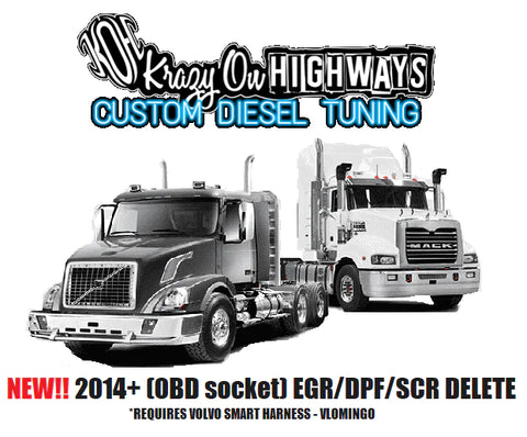 VOLVO / MACK 2014 + OBD2 SCR/DPF DELETE Remote Tuning