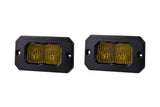Diode Dynamics Stage Series 2" SAE Yellow Pro Flush Mount LED Pod (Pair)