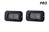 Diode Dynamics Stage Series 2" SAE White Pro Flush Mount LED Pod (Pair)