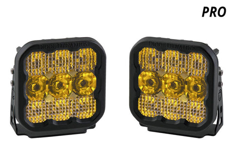 Diode Dynamics Stage Series 5" Yellow Pro LED Pod (pair)