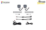 Diode Dynamics Stage Series RGBW LED Rock Light (add-on 2-pack)