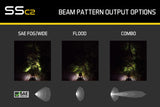 Diode Dynamics Stage Series 2" SAE Yellow Pro Flush Mount LED Pod (Pair)