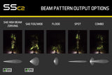 Diode Dynamics Stage Series 2" SAE Yellow Pro Standard LED Pod (Pair)