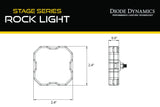 Diode Dynamics Stage Series RGBW LED Rock Light (one)