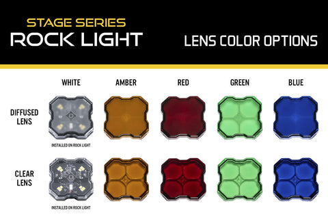 Diode Dynamics Stage Series Rock Light Lens (one)