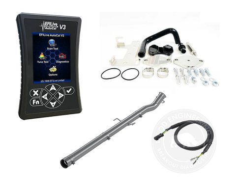 2019-2021 Ram Cummins 6.7L DPF/DEF/EGR Delete Kit w/Delete Pipe