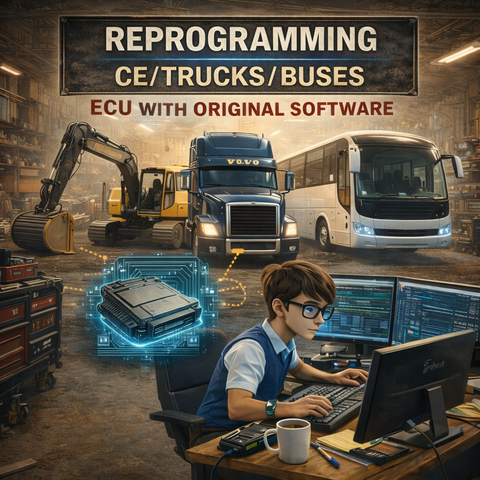 "Stock" Reprogramming CE/Trucks/Buses ECU with original software