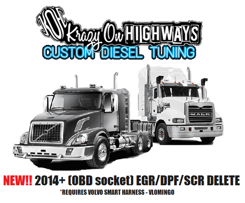 Volvo / Mack Trucks and Buses USA version 3 2014+ (OBD socket) SCR/DPF/EGR delete