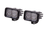 Diode Dynamics Stage Series 2" SAE/DOT White Sport Standard LED Pod (Pair)