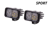 Diode Dynamics Stage Series 2" SAE/DOT White Sport Standard LED Pod (Pair)