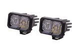 Diode Dynamics Stage Series 2" SAE/DOT White Sport Standard LED Pod (Pair)