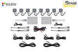 Diode Dynamics Stage Series RGBW LED Rock Light (8-pack)