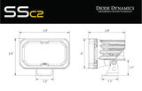 Diode Dynamics Stage Series 2" SAE/DOT White Pro Standard LED Pod (One)