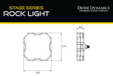 Diode Dynamics Stage Series RGBW LED Rock Light (add-on 2-pack)