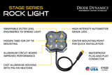 Diode Dynamics Stage Series Single-Color LED Rock Light (add-on 2-pack)
